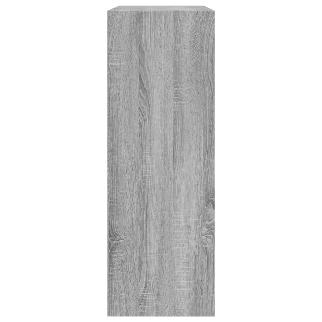 Armoire à chaussures sonoma gris 80x34x96,5cm bois d'ingénierie - XIOS