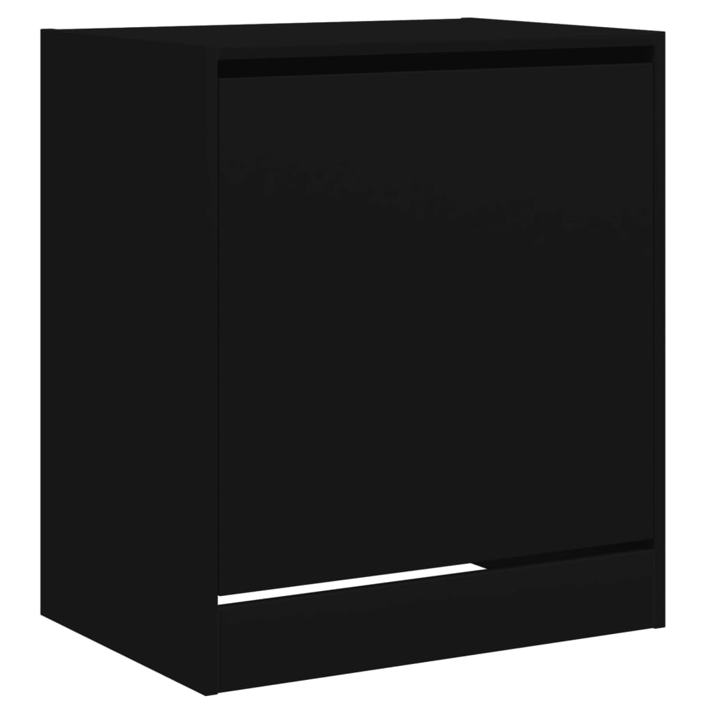 Armoire à chaussures noir 60x42x69 cm bois d'ingénierie - XIOS