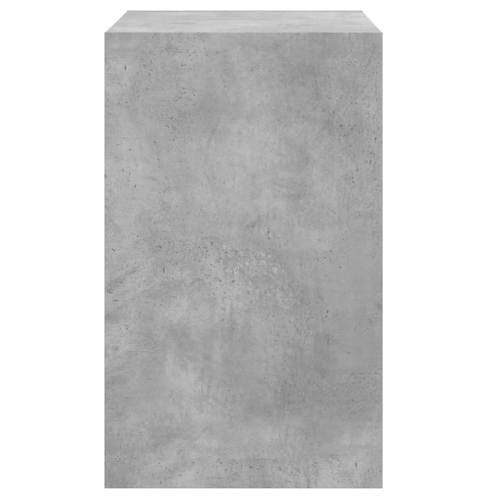 Armoire à chaussures gris béton 60x42x69 cm bois d'ingénierie - XIOS