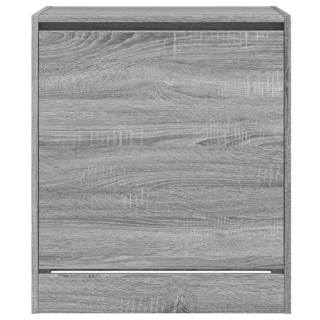 Armoire à chaussures sonoma gris 60x42x69 cm bois d'ingénierie - XIOS