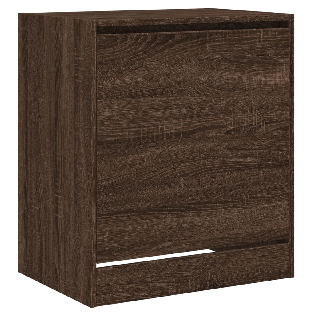 Armoire à chaussures chêne marron 60x42x69 cm bois ingénierie - XIOS