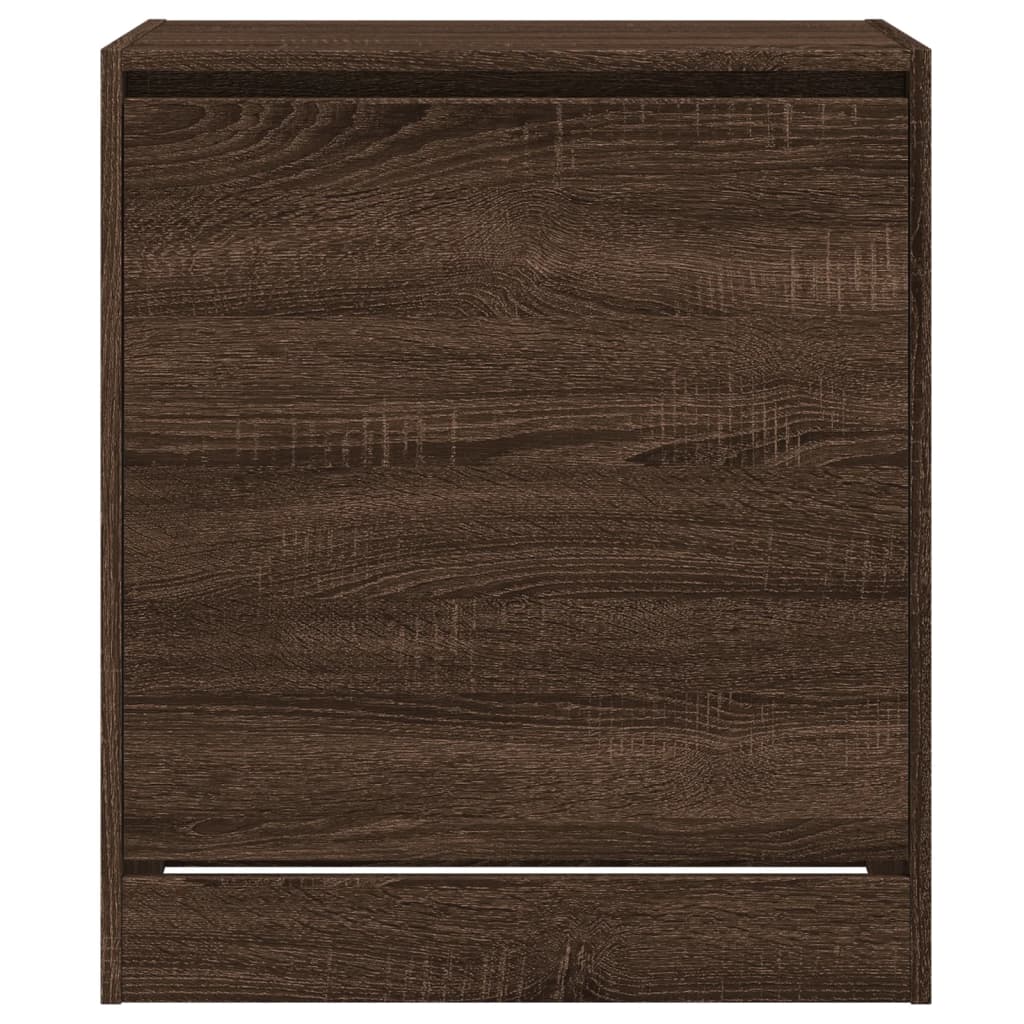 Armoire à chaussures chêne marron 60x42x69 cm bois ingénierie - XIOS