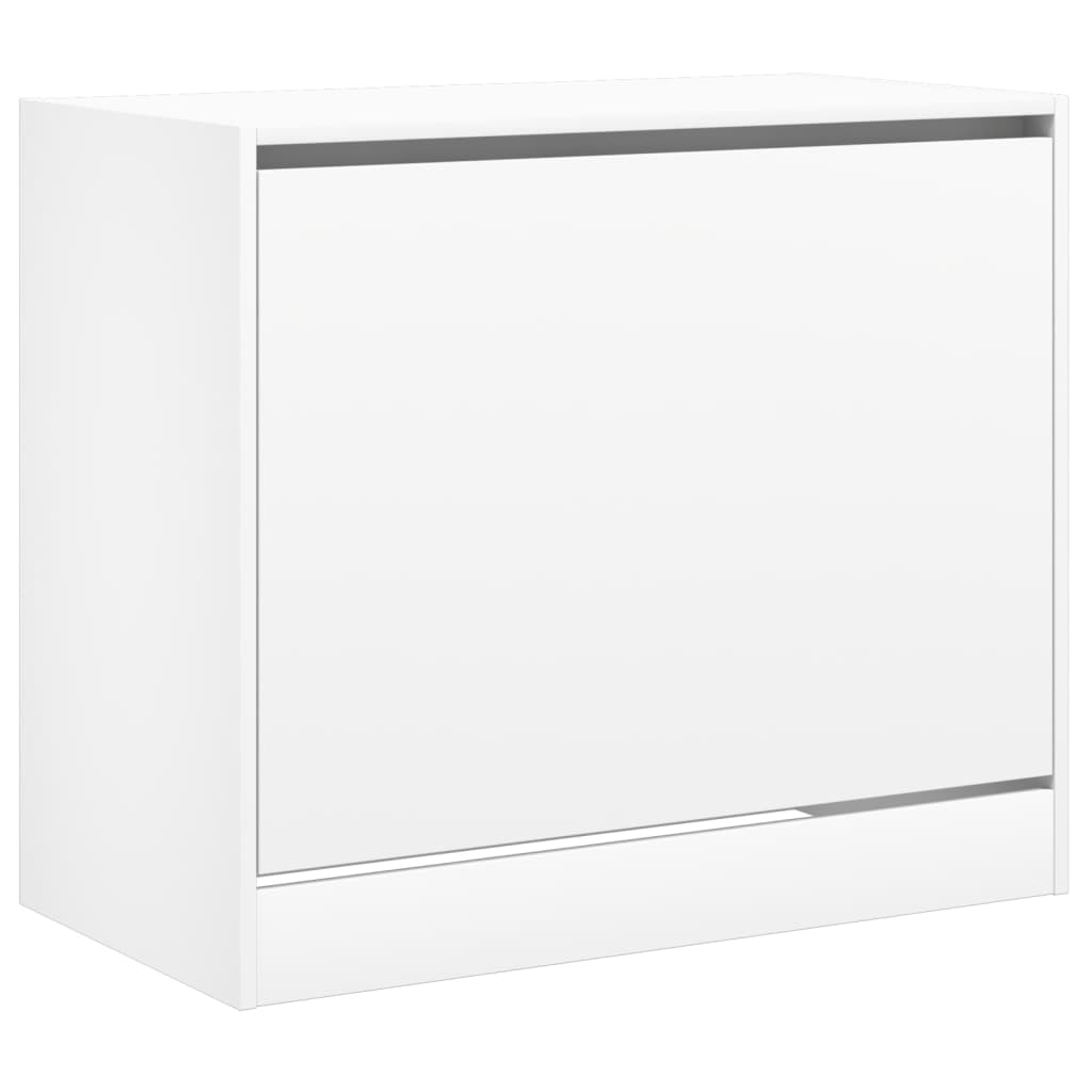 Armoire à chaussures blanc 80x42x69 cm bois d'ingénierie - XIOS