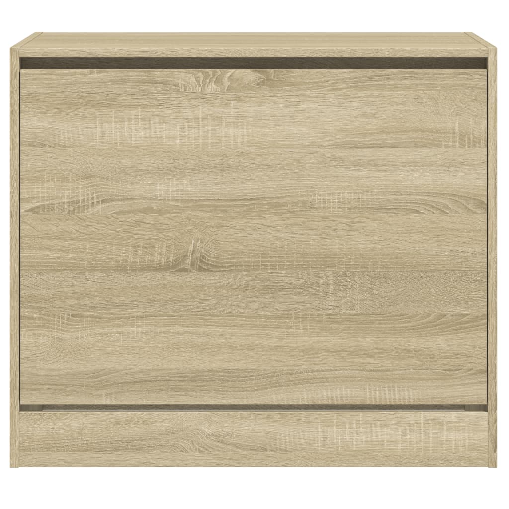 Armoire à chaussures chêne sonoma 80x42x69 cm bois d'ingénierie - XIOS