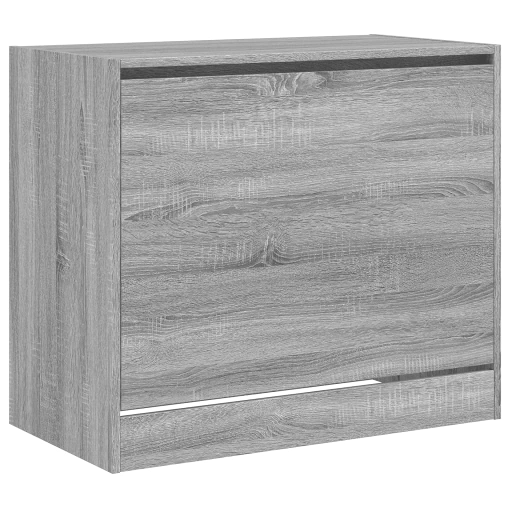 Armoire à chaussures sonoma gris 80x42x69 cm bois d'ingénierie - XIOS