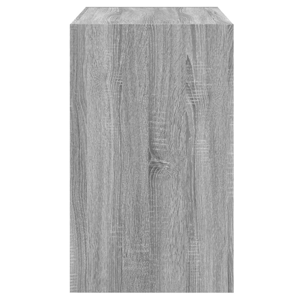 Armoire à chaussures sonoma gris 80x42x69 cm bois d'ingénierie - XIOS