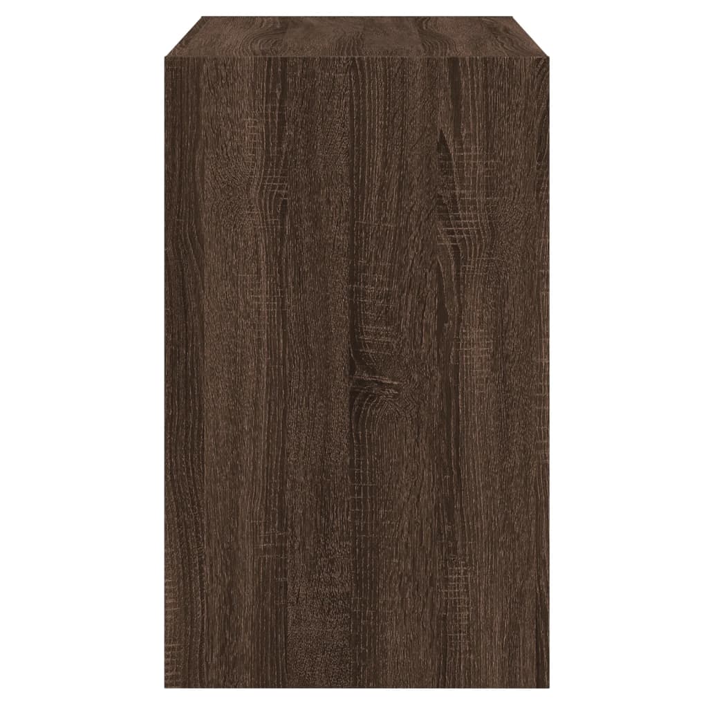 Armoire à chaussures chêne marron 80x42x69 cm bois ingénierie - XIOS