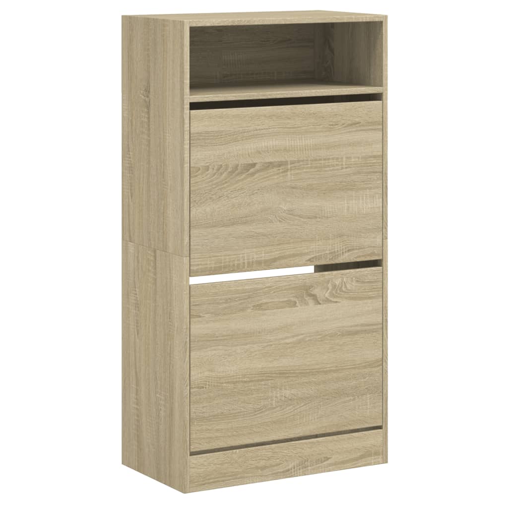 Armoire à chaussures chêne sonoma 60x34x116cm Bois d'ingénierie - XIOS