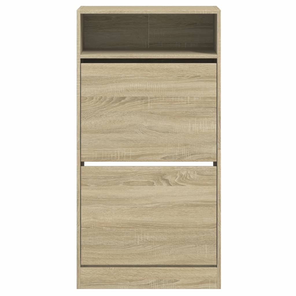 Armoire à chaussures chêne sonoma 60x34x116cm Bois d'ingénierie - XIOS