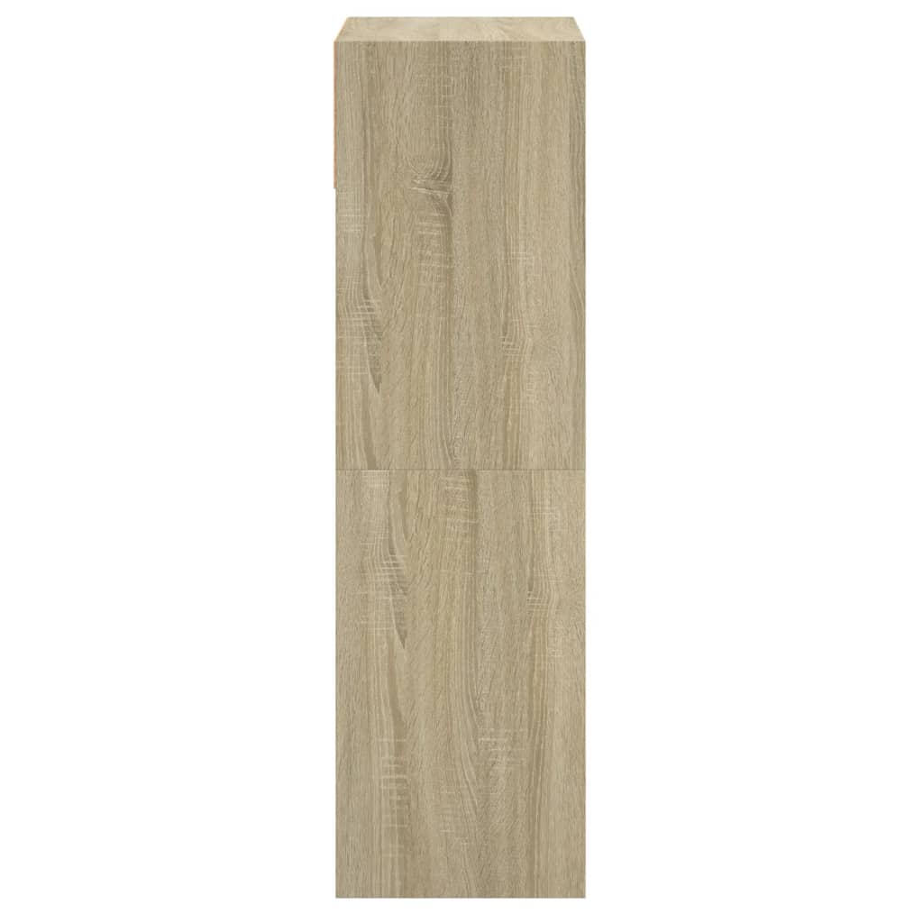 Armoire à chaussures chêne sonoma 60x34x116cm Bois d'ingénierie - XIOS
