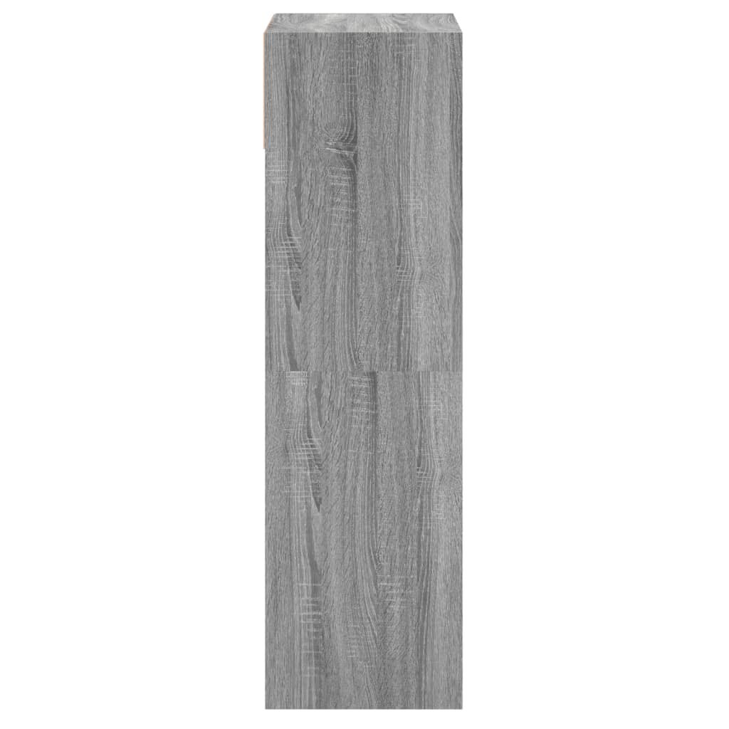 Armoire à chaussures Sonoma gris 60x34x116 cm Bois d'ingénierie - XIOS