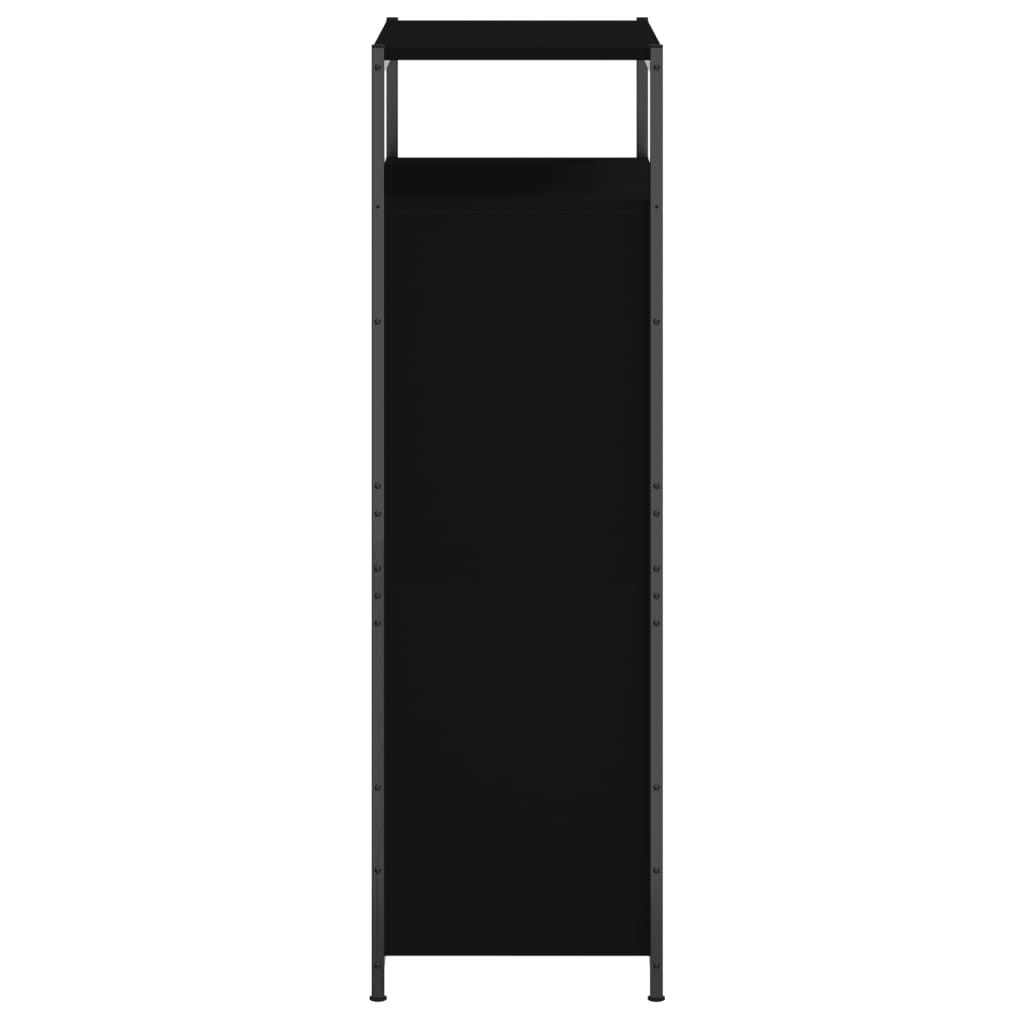 Armoire à chaussures noir 60x34x112 cm bois d'ingénierie - XIOS