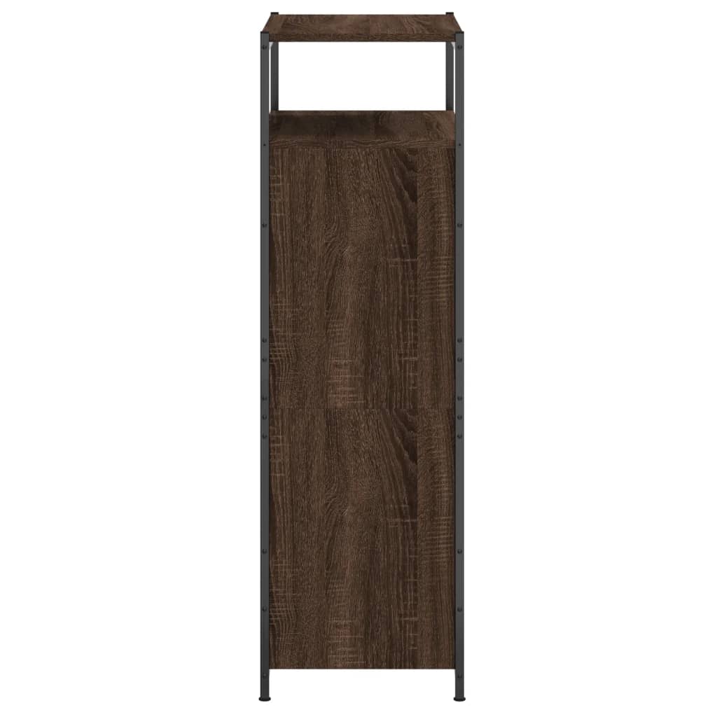 Armoire à chaussures chêne marron 60x34x112cm bois d'ingénierie - XIOS