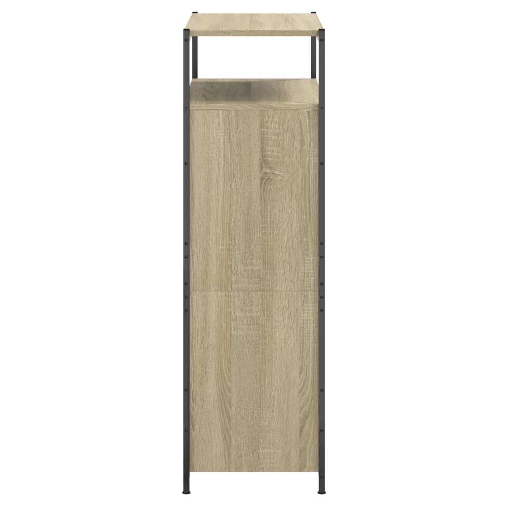Armoire à chaussures chêne sonoma 75x34x112cm bois d'ingénierie - XIOS