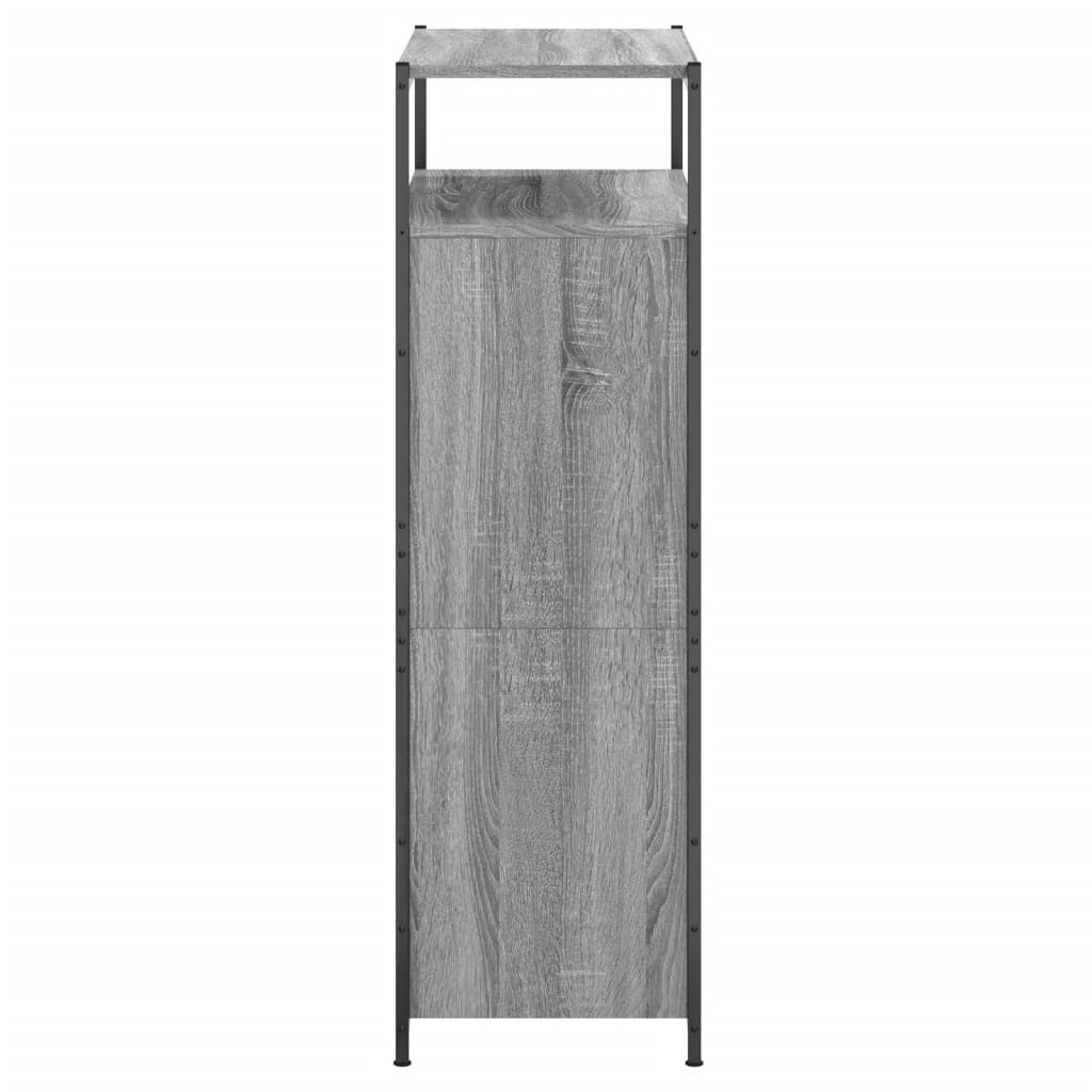 Armoire à chaussures sonoma gris 75x34x112 cm bois d'ingénierie - XIOS