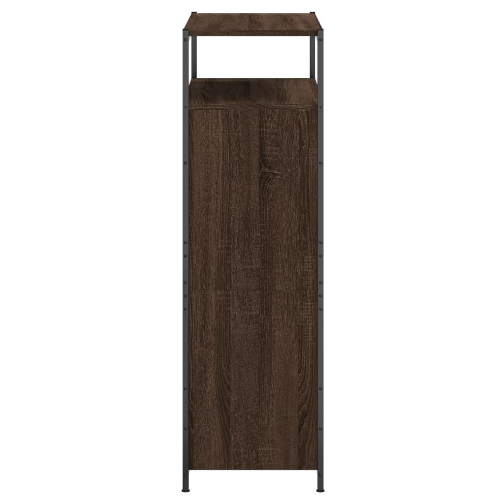 Meuble à chaussures chêne marron 75x34x112 cm bois d'ingénierie - XIOS