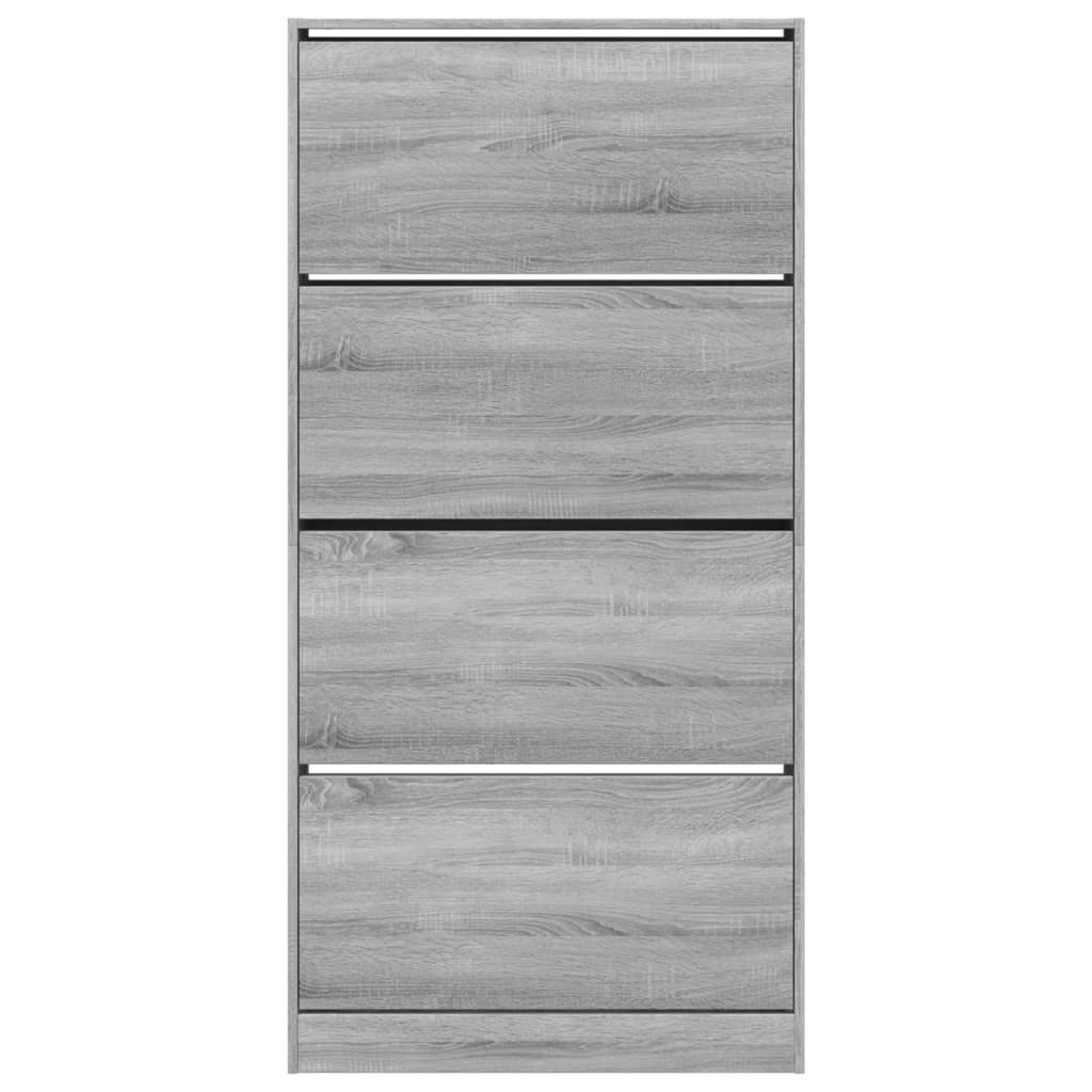 Armoire à chaussures 4 tiroirs rabattables sonoma gris - XIOS