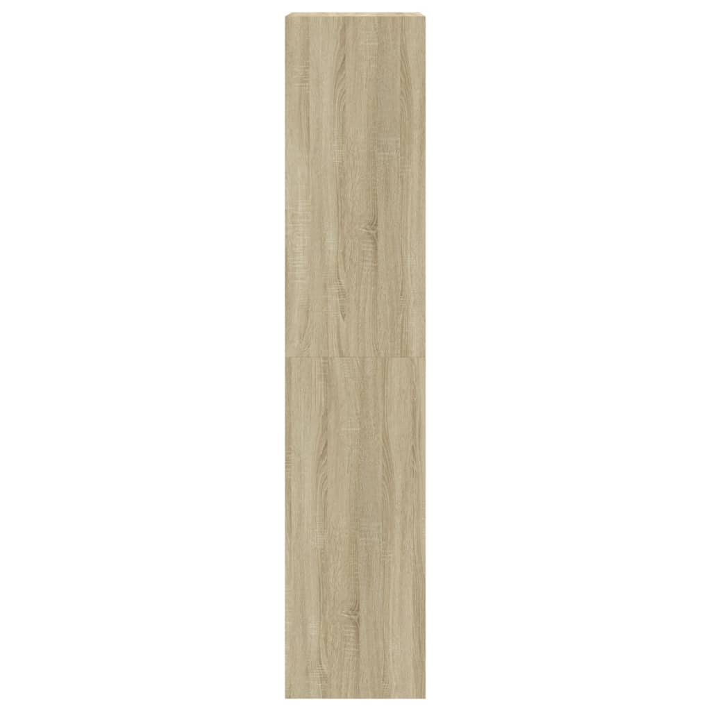 Armoire à chaussures 4 tiroirs rabattables chêne 60x42x204 cm - XIOS