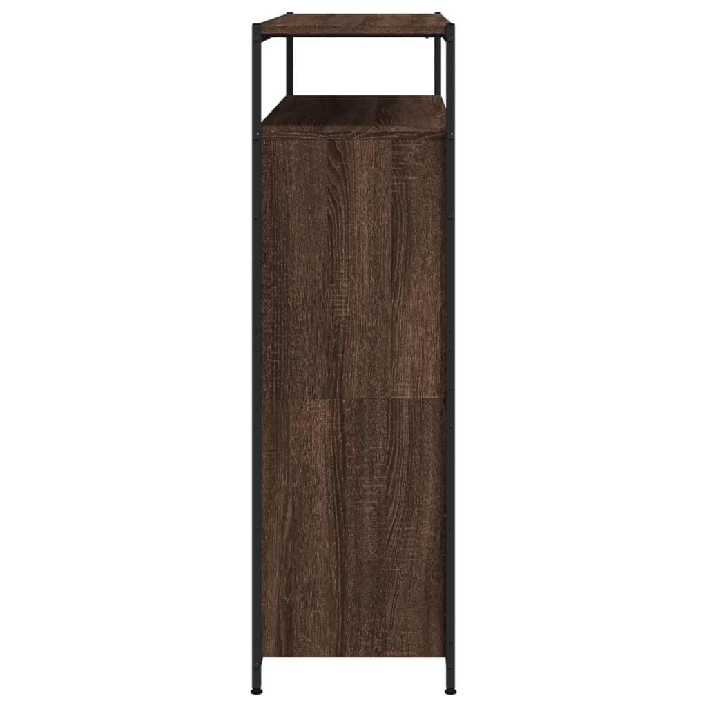 Armoire à chaussures 4 tiroirs rabattables chêne marron - XIOS