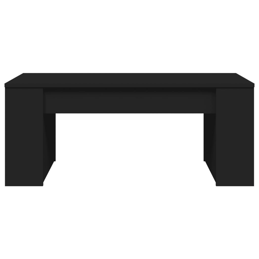 Table basse noir 102x55x42 cm bois d'ingénierie - XIOS