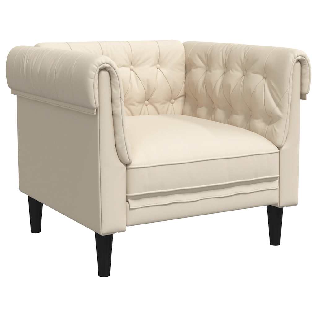 Fauteuil Chesterfield lin - XIOS