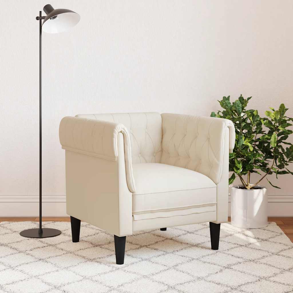 Fauteuil Chesterfield lin - XIOS