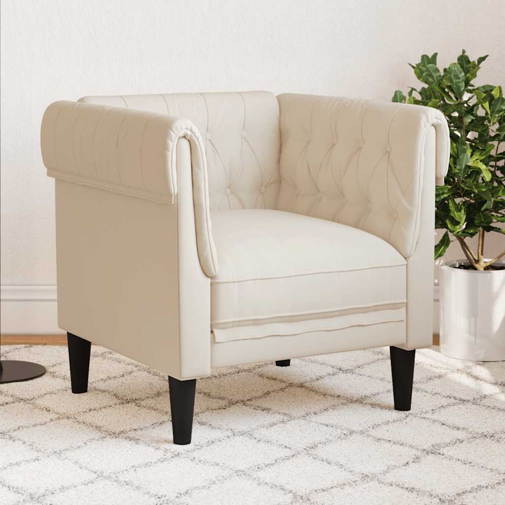 Fauteuil Chesterfield lin - XIOS