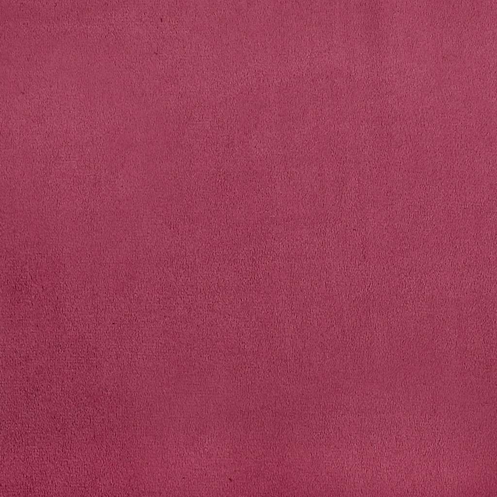 Fauteuil rouge bordeaux velours - XIOS