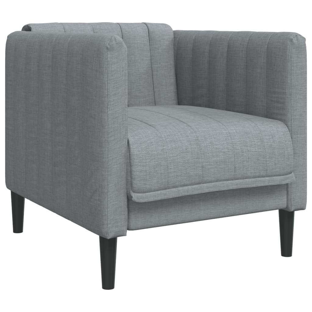 Fauteuil gris foncé tissu - XIOS