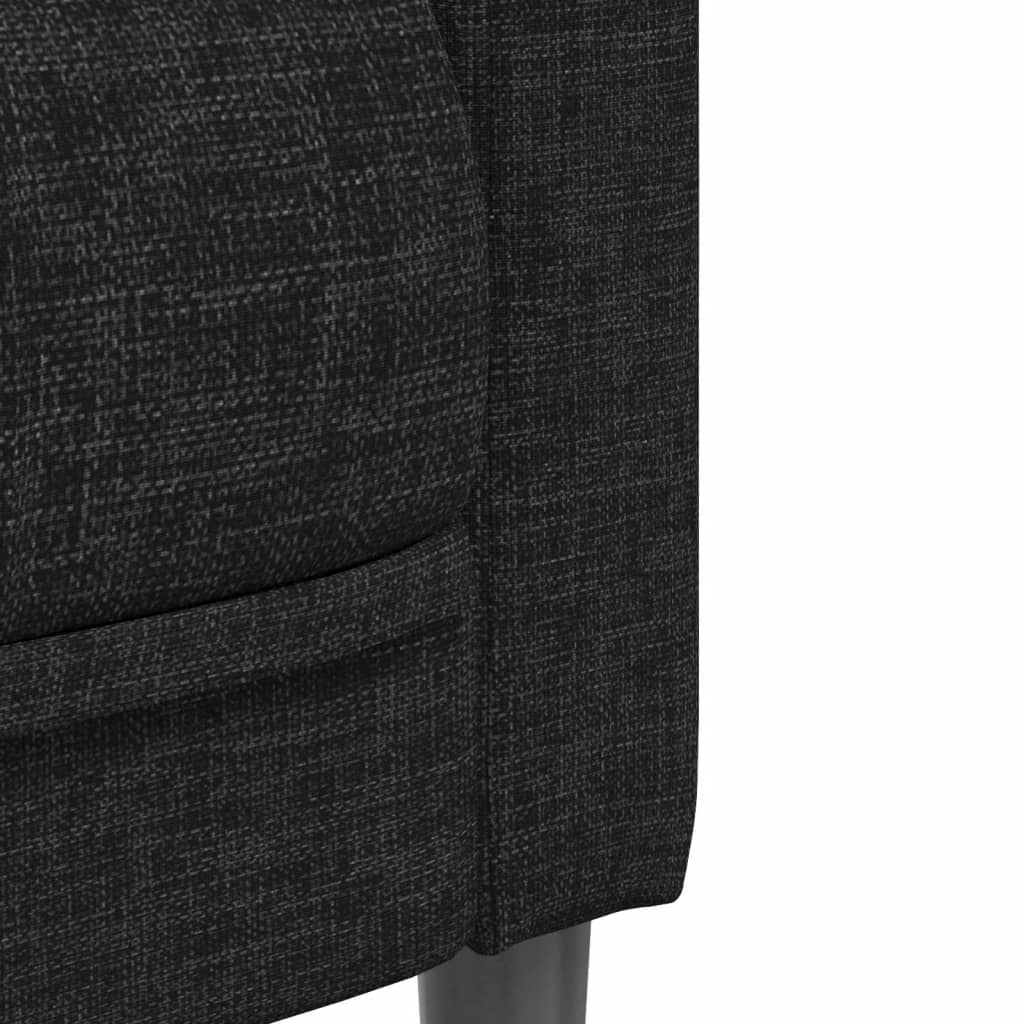 Fauteuil noir tissu - XIOS