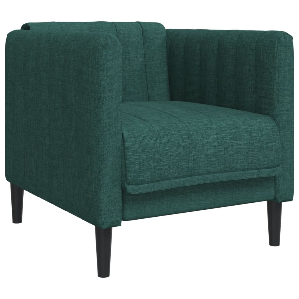 Fauteuil vert foncé tissu - XIOS