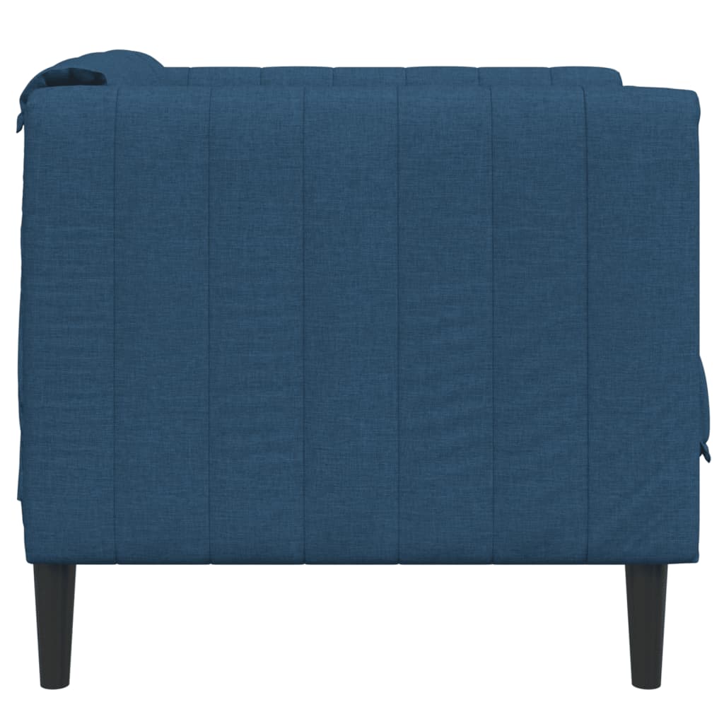 Fauteuil bleu tissu - XIOS