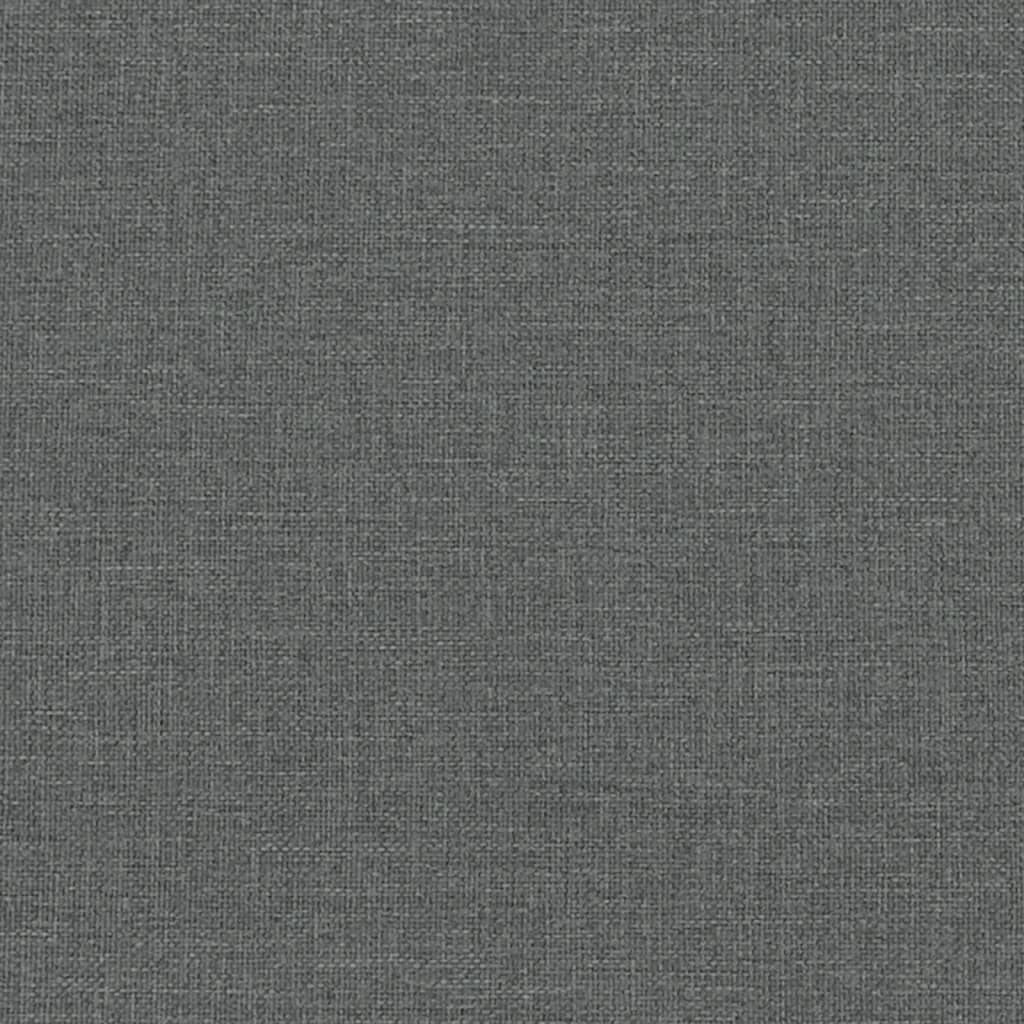 Canapé à 3 places gris foncé tissu - XIOS