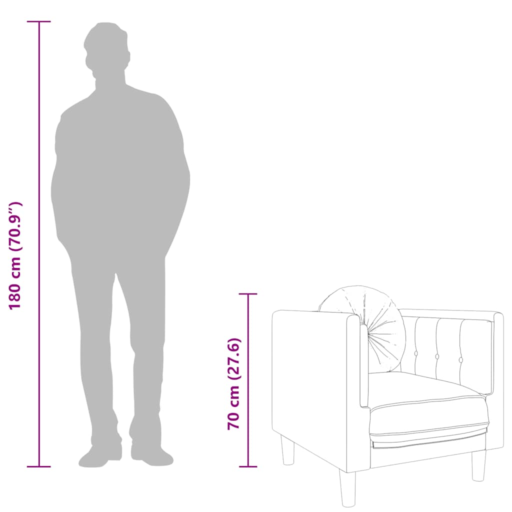 Fauteuil avec coussin rose velours - XIOS