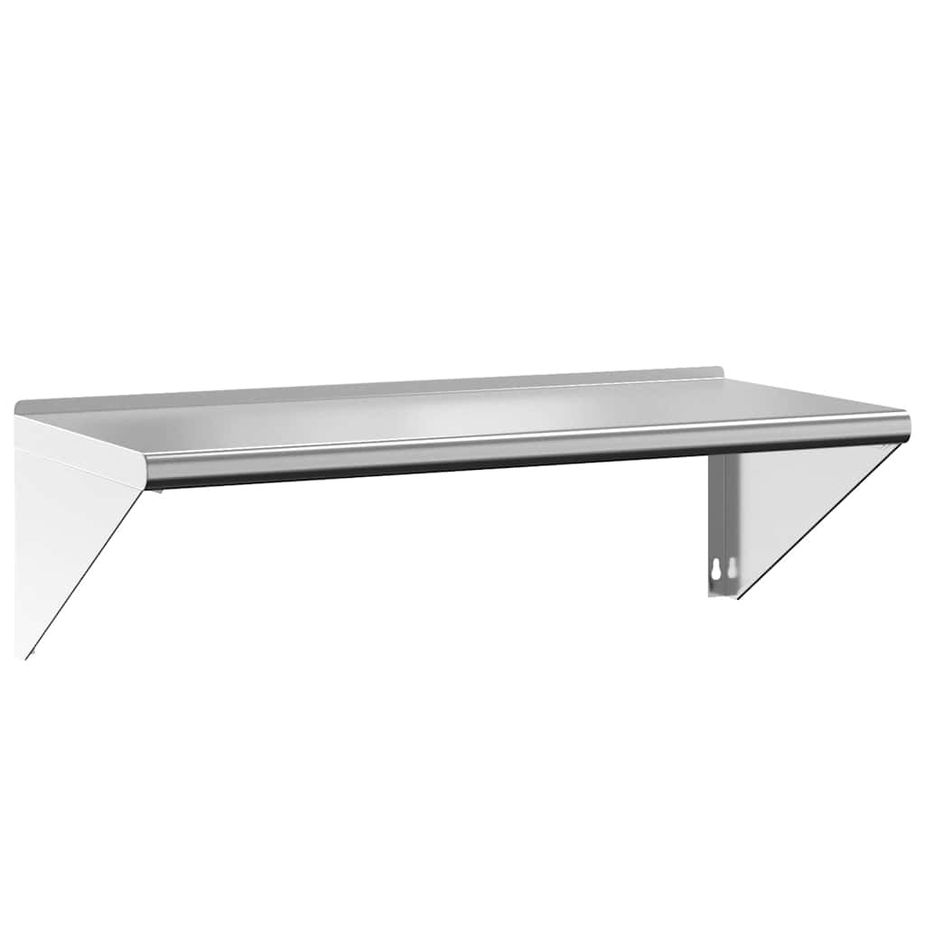 Étagère murale 100x45x31 cm argenté acier inoxydable - XIOS