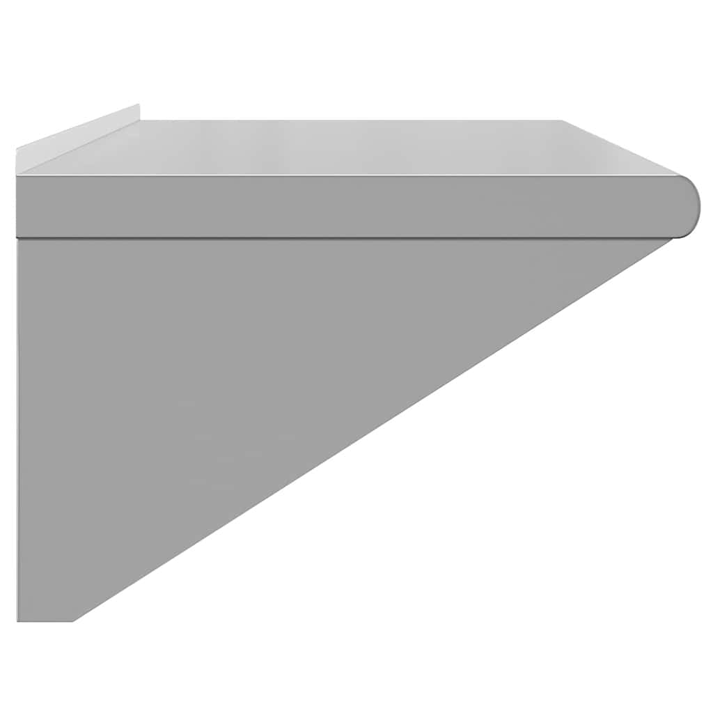 Étagère murale 100x45x31 cm argenté acier inoxydable - XIOS