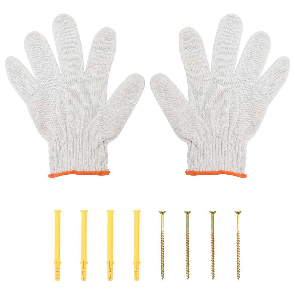 Étagère murale 75x45x31 cm argenté acier inoxydable - XIOS