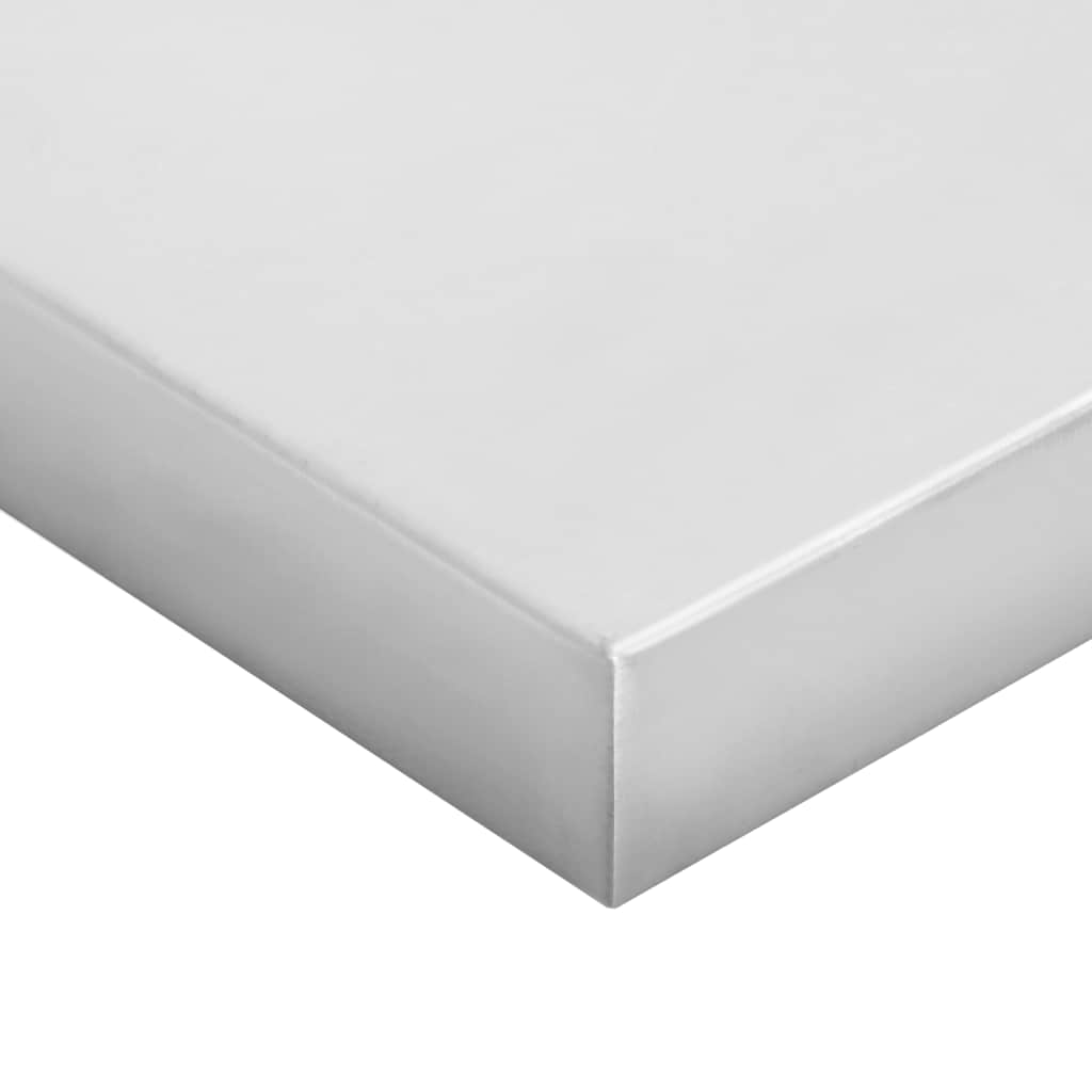 Étagères murales 2 pcs 75x40 cm argenté acier inoxydable - XIOS