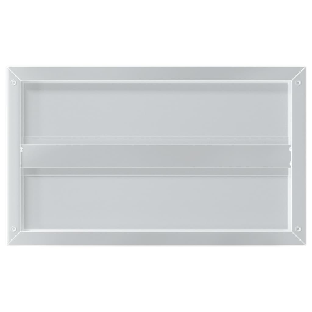 Étagères murales 2 pcs 50x30x3 cm argenté acier inoxydable - XIOS