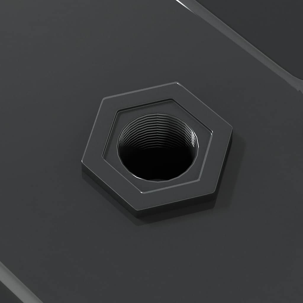 Étagères murales 2 pcs 50x30x3 cm noir acier inoxydable - XIOS