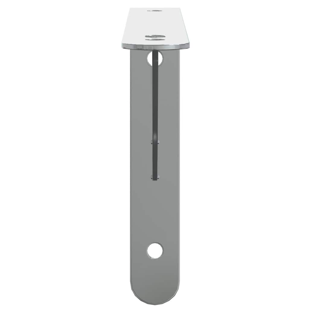 Supports d'étagères 4pcs argenté acier inoxydable - XIOS