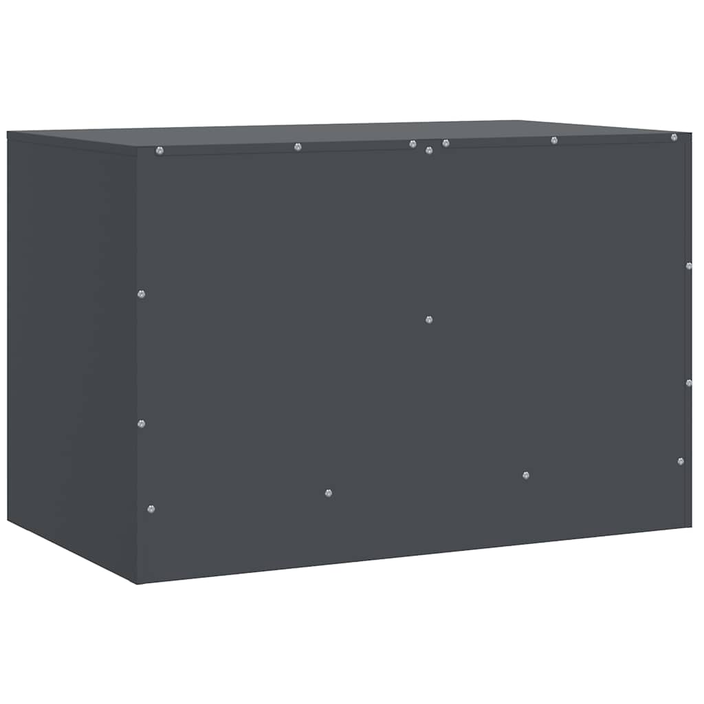 Meubles TV 2 pcs anthracite 67x39x44 cm acier - XIOS