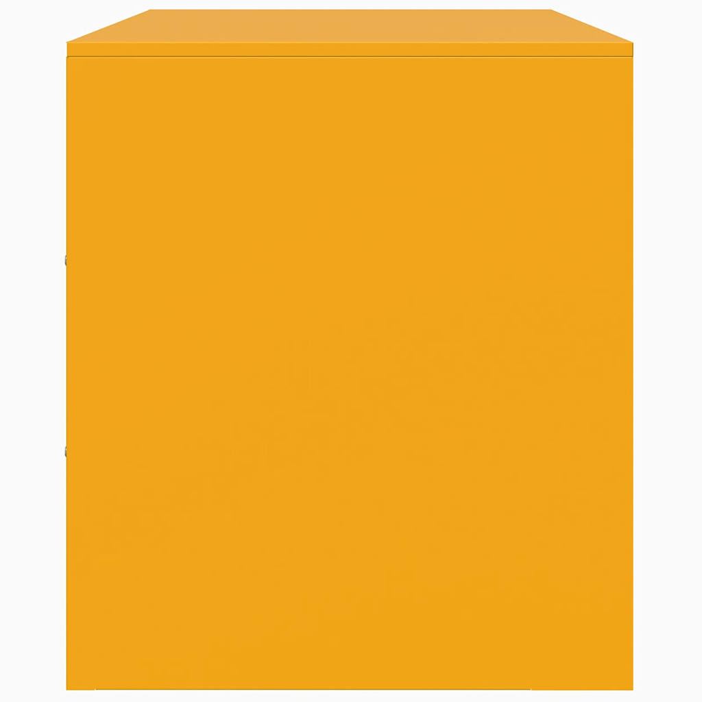 Meuble TV jaune moutarde 67x39x44 cm acier - XIOS