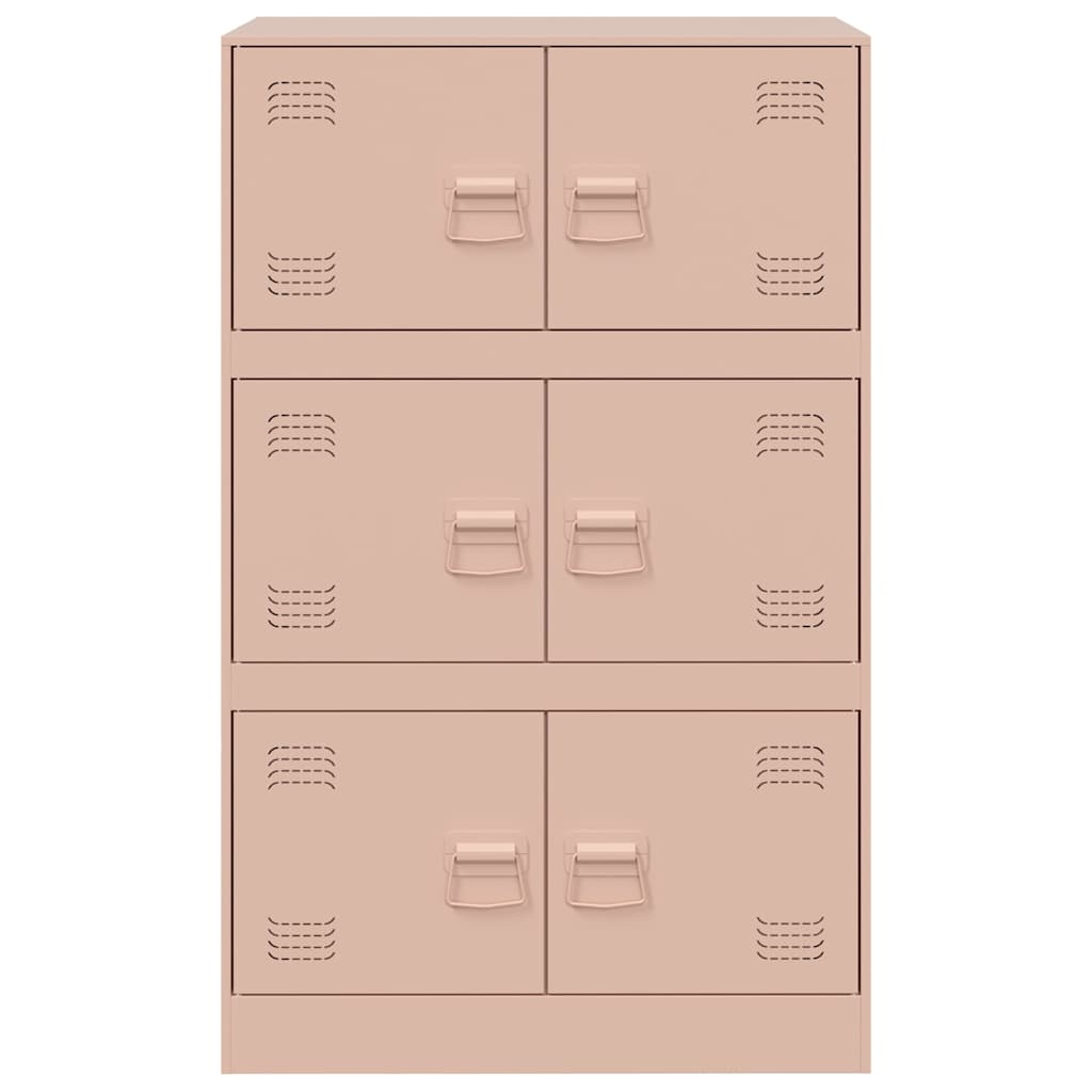 Buffet rose 67x39x107 cm acier - XIOS