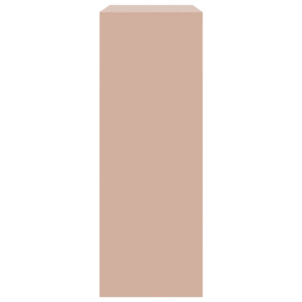Buffet rose 67x39x107 cm acier - XIOS