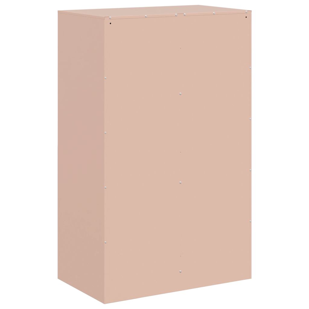 Buffet rose 67x39x107 cm acier - XIOS