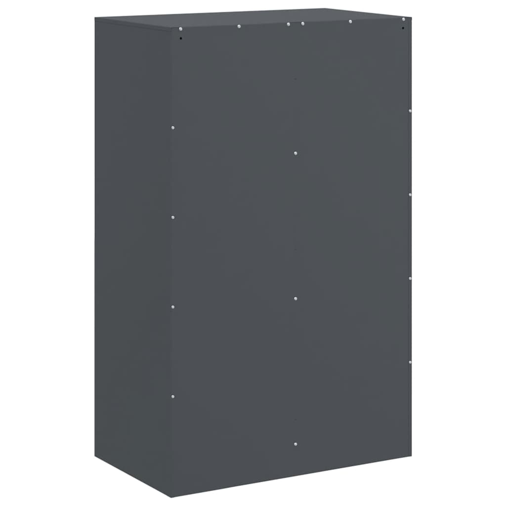 Buffet anthracite 67x39x107 cm acier - XIOS