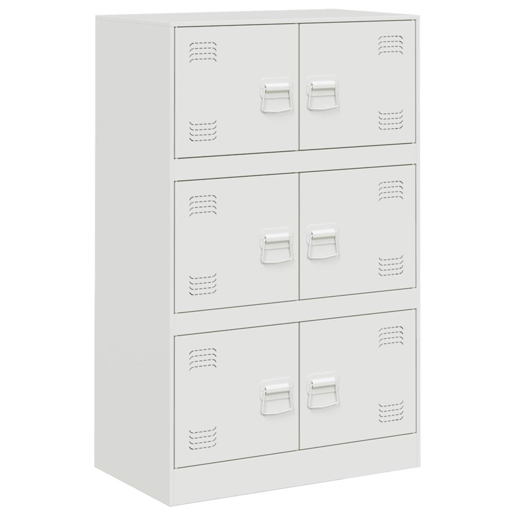 Buffet blanc 67x39x107 cm acier - XIOS