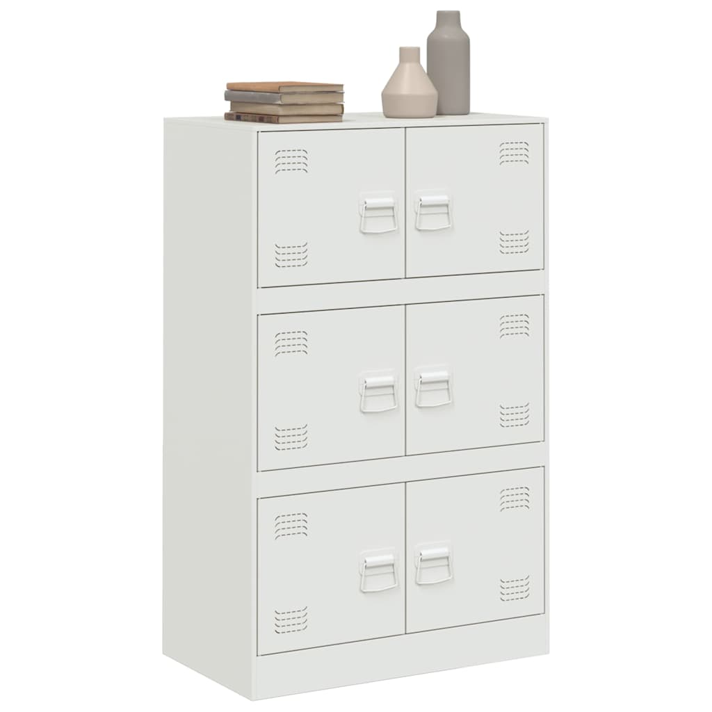 Buffet blanc 67x39x107 cm acier - XIOS