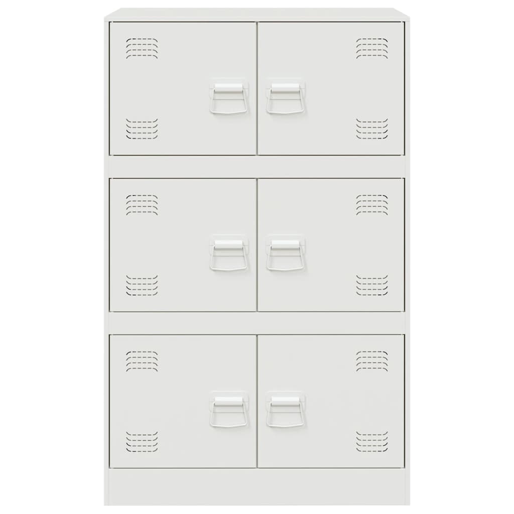 Buffet blanc 67x39x107 cm acier - XIOS